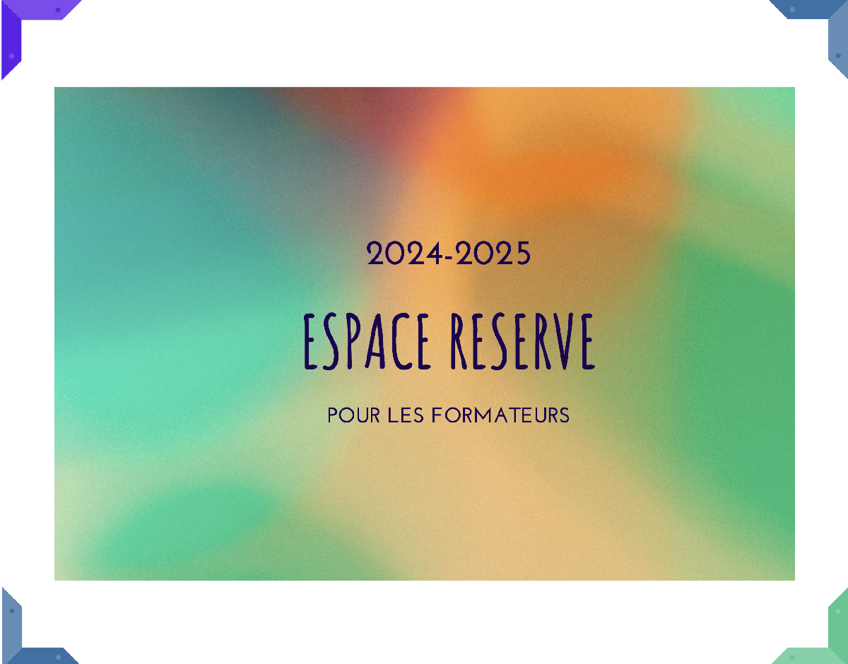 ESPACE FORMATEURS 24-25